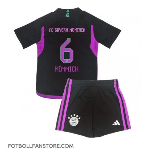 Bayern Munich Joshua Kimmich #6 Barnkläder Borta matchtröja till baby 2023-24 Kortärmad (+ Korta byxor) Billigt
